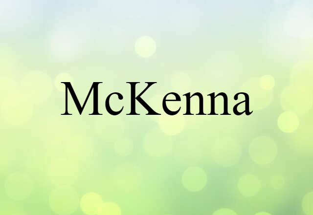 McKenna