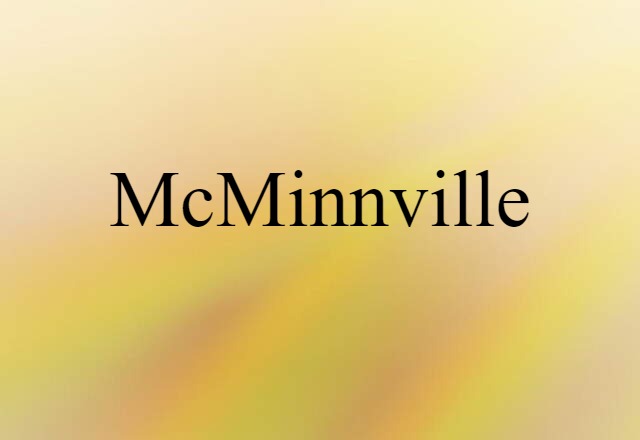 McMinnville