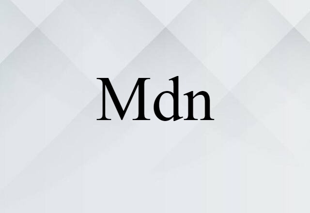 mdn