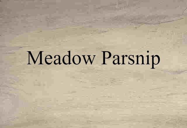 meadow parsnip