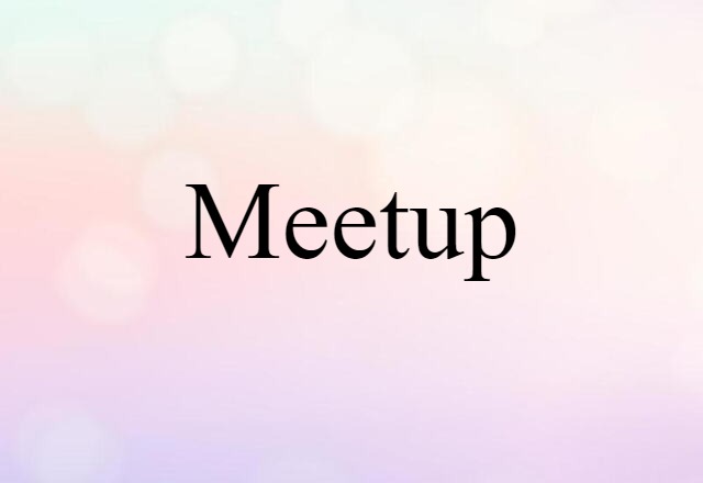 Meetup (noun) Definition, Meaning & Examples