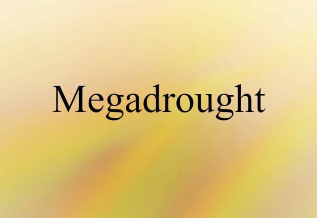 megadrought