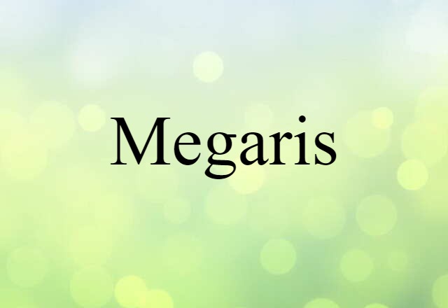 Megaris (noun) Definition, Meaning & Examples