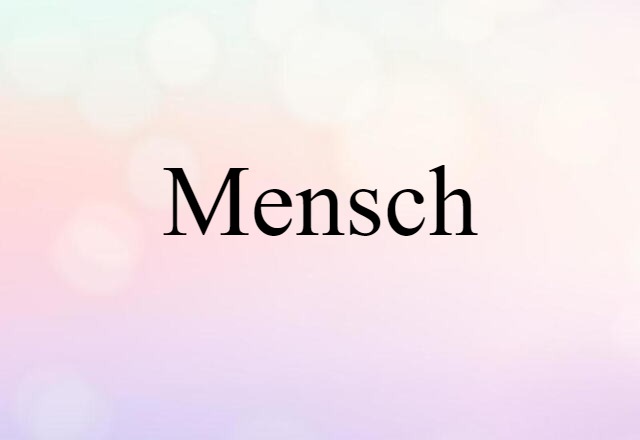 mensch