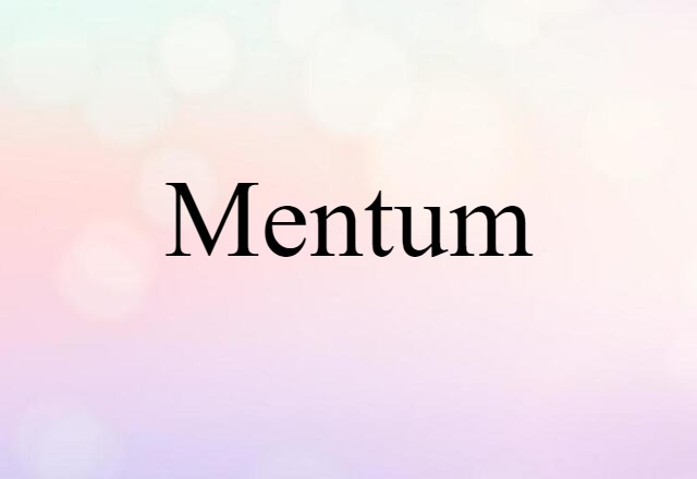 mentum