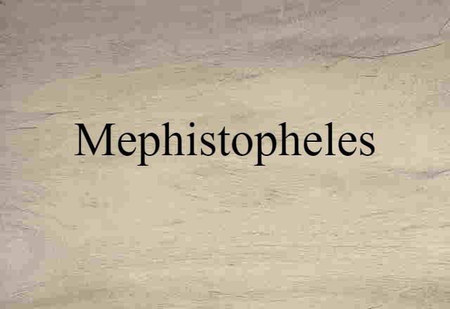 Mephistopheles