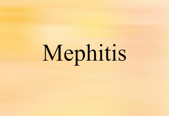 mephitis