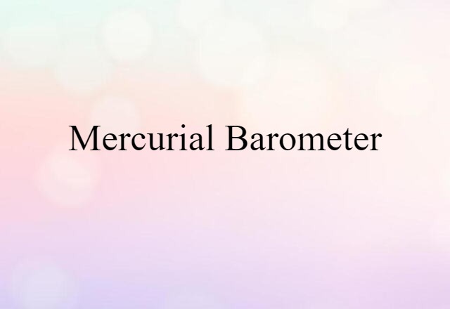 mercurial barometer