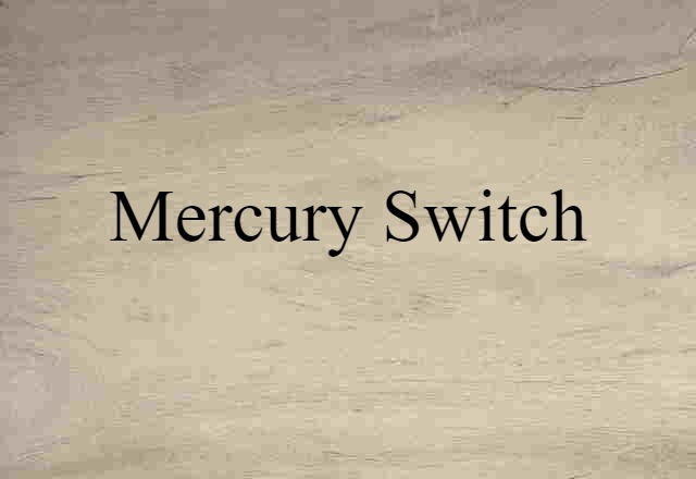 mercury switch