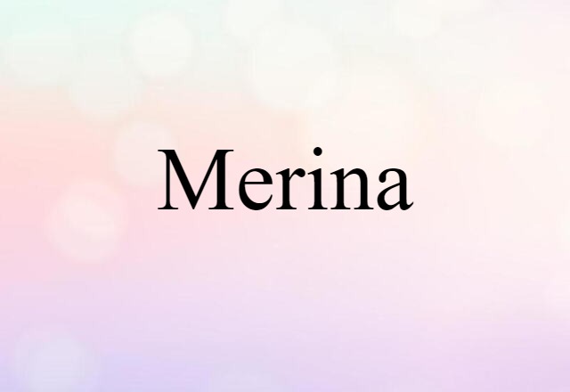 Merina (noun) Definition, Meaning & Examples