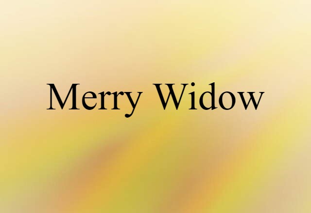 merry widow