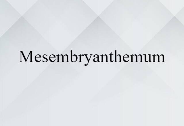 mesembryanthemum