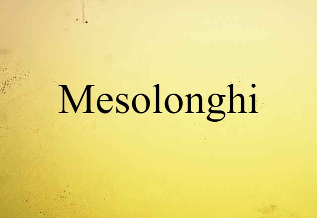 Mesolonghi