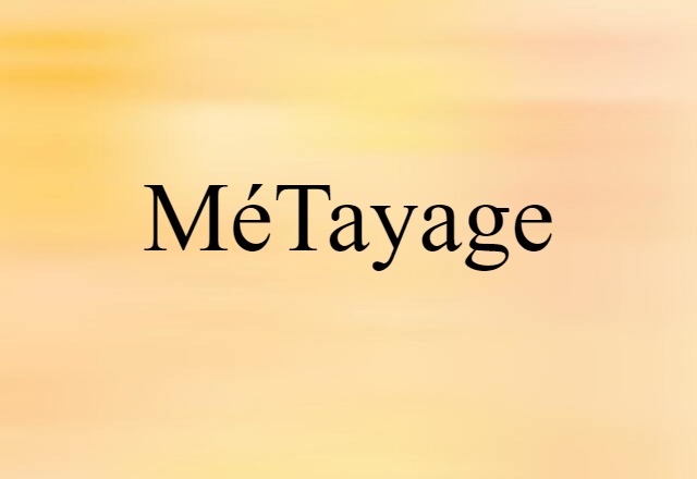 métayage