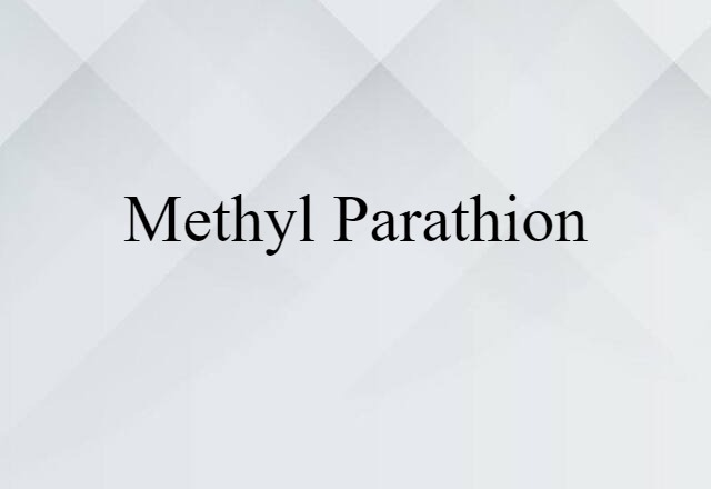 methyl parathion