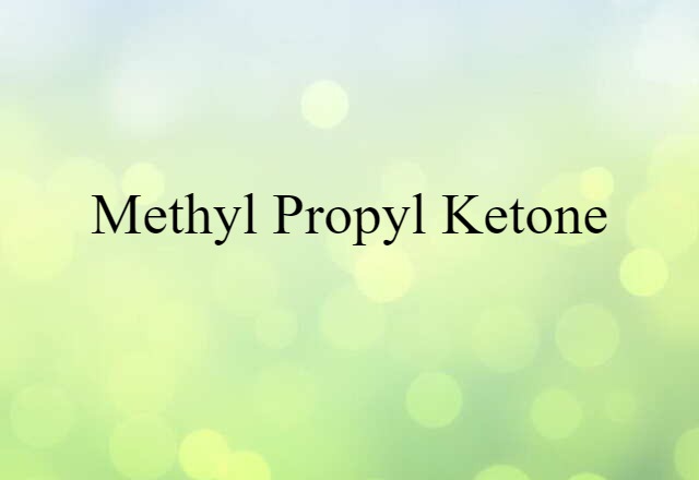 methyl propyl ketone