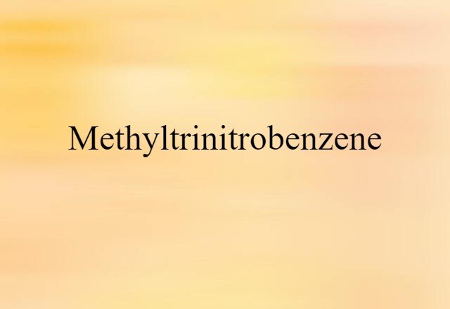 methyltrinitrobenzene