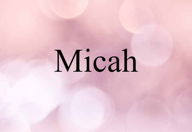 Micah