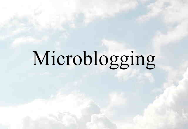 microblogging