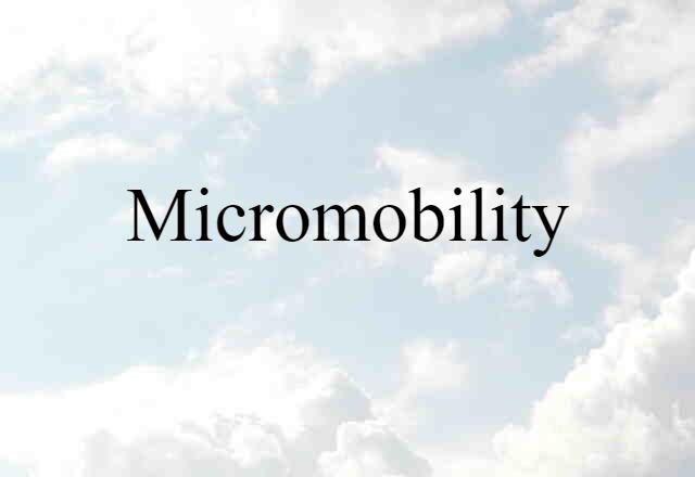 micromobility