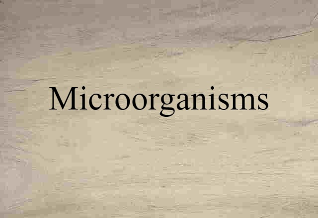 microorganisms