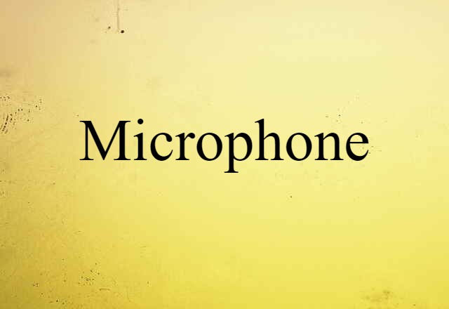 microphone