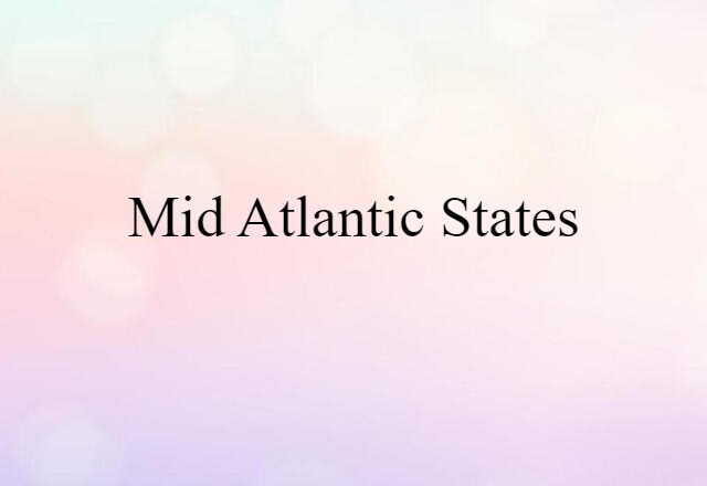 Mid-Atlantic states