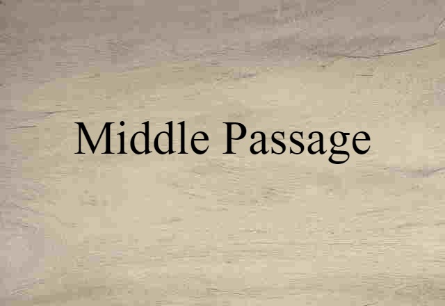 middle passage