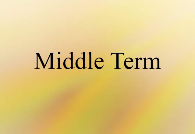 middle term