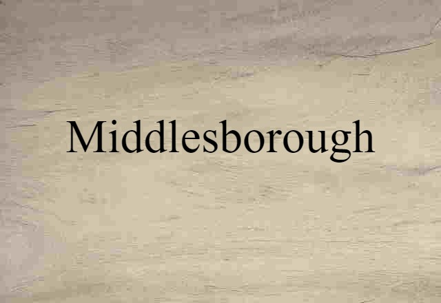 Middlesborough