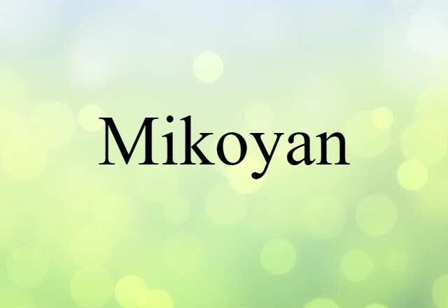 Mikoyan