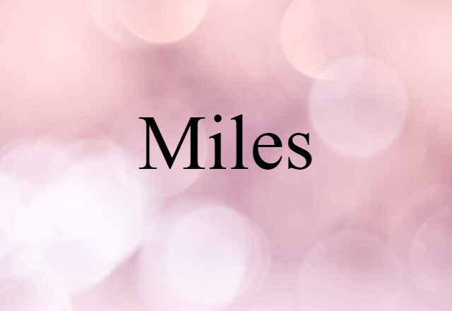 Miles