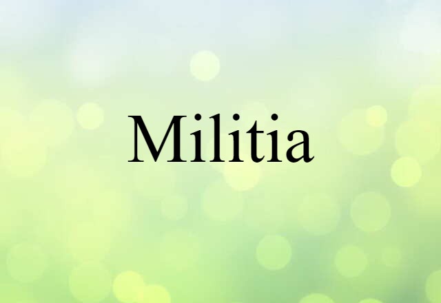 militia