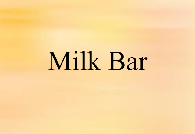 milk bar