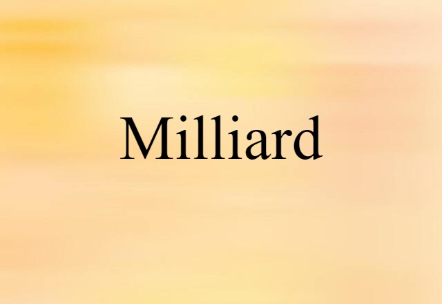 milliard