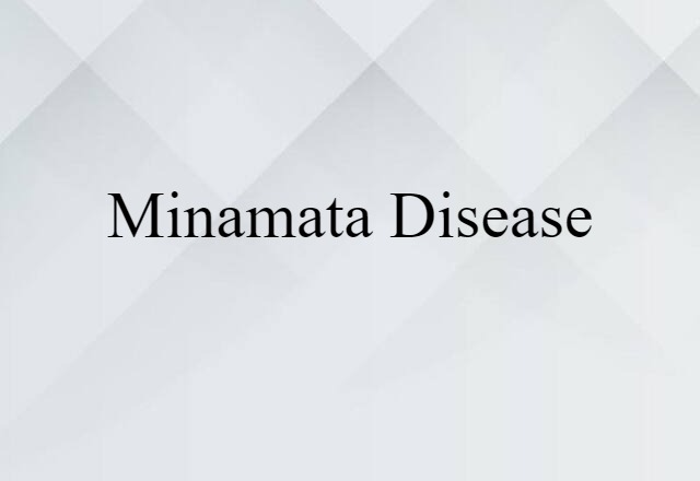 Minamata disease