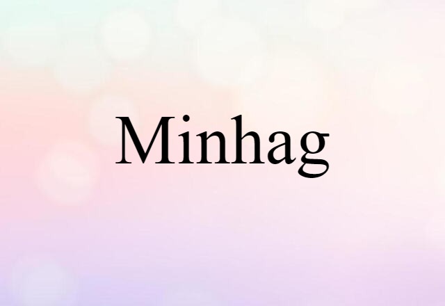 minhag