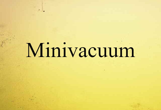 minivacuum