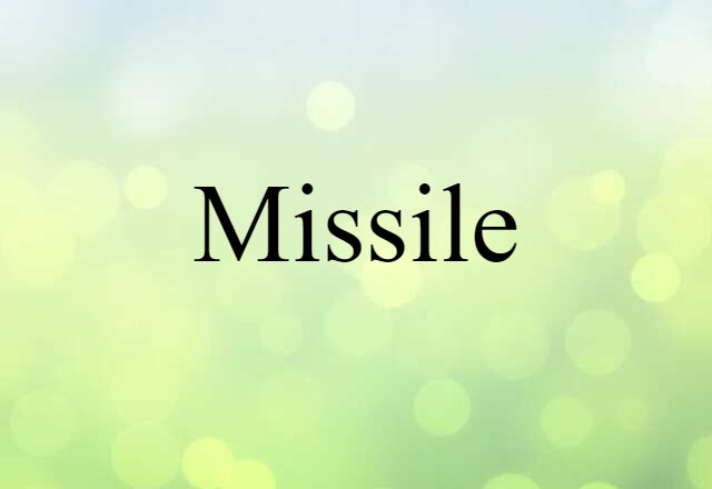 missile