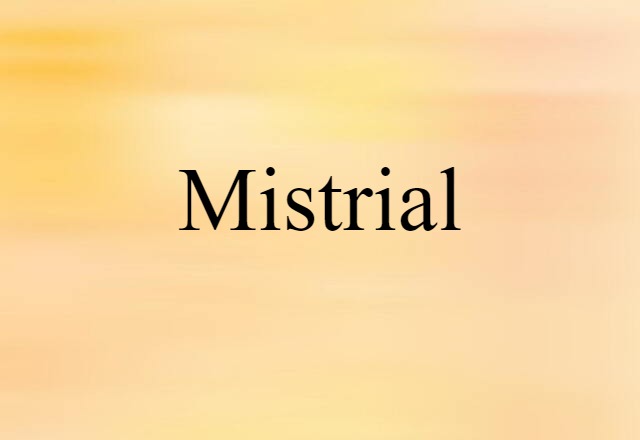 mistrial