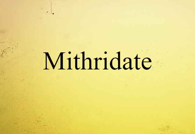 mithridate