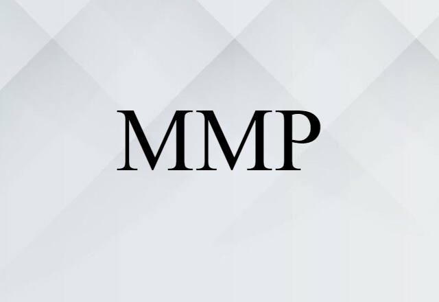 MMP (noun) Definition, Meaning & Examples