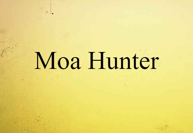 moa hunter