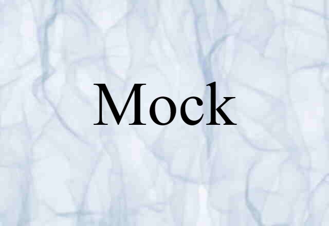 mock