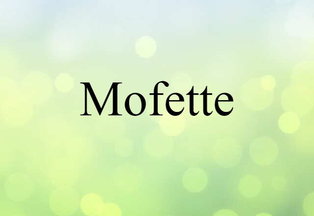 mofette