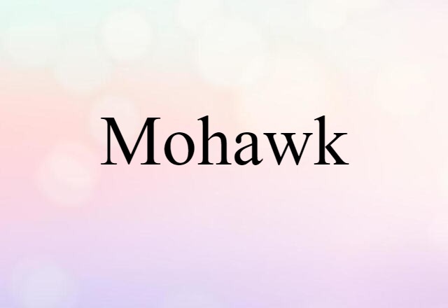 Mohawk (noun) Definition, Meaning & Examples