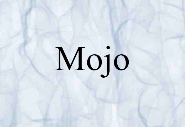 Mojo (noun) Definition, Meaning & Examples