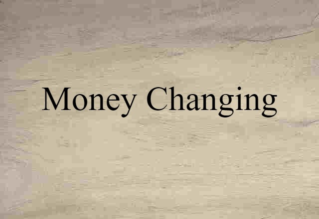 money changing