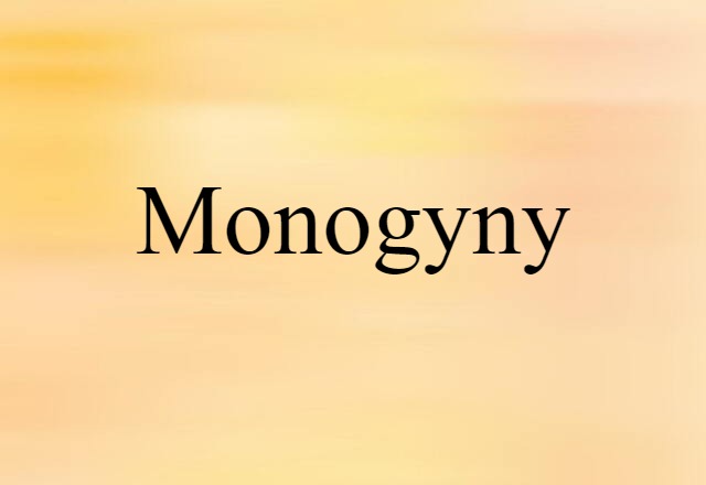 monogyny