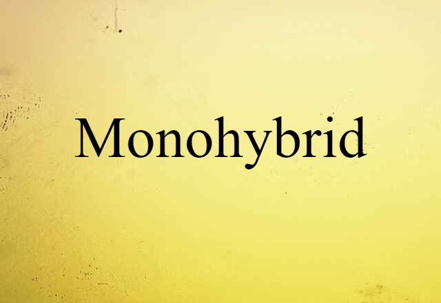 monohybrid